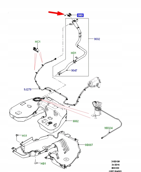 фото №10, Крышка заливной топлива land rover discovery v l462 lr053665, оригинальный