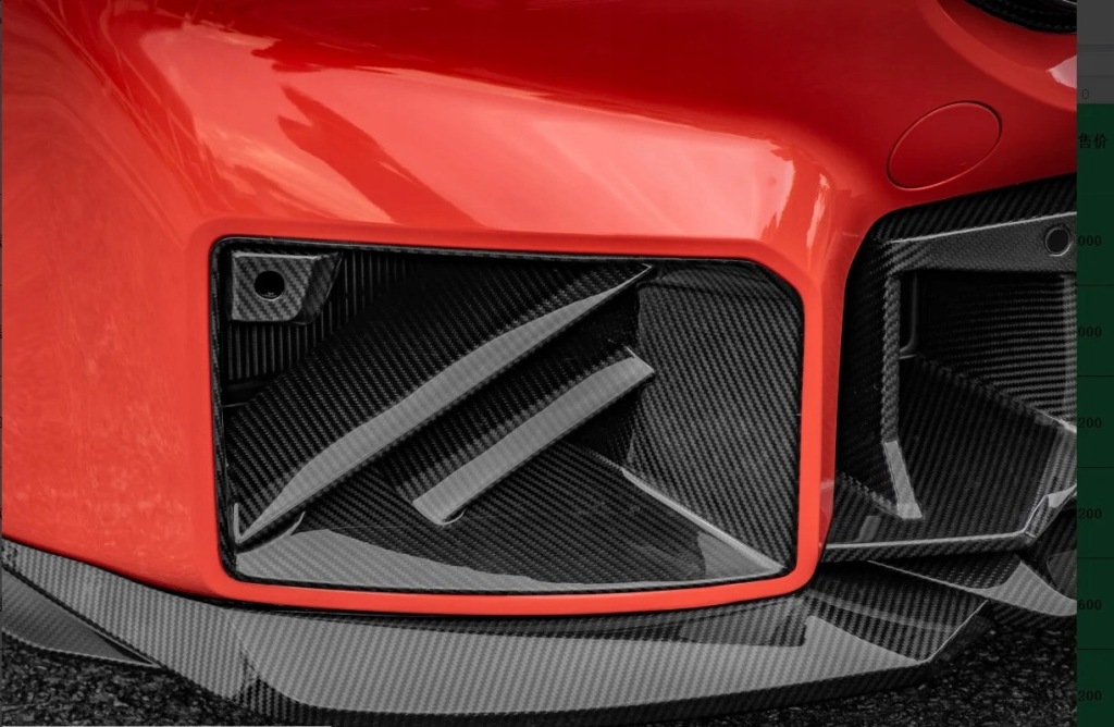 Карбоновые впуск воздуха бампера r style bmw m2 g87 Доставка