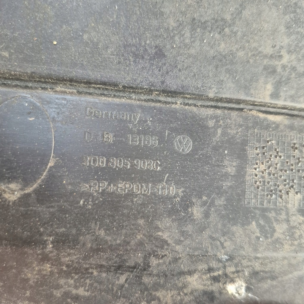 фото №10, Vw phaeton 02-10 dół накладка спойлер бампера перед 3d0805903c