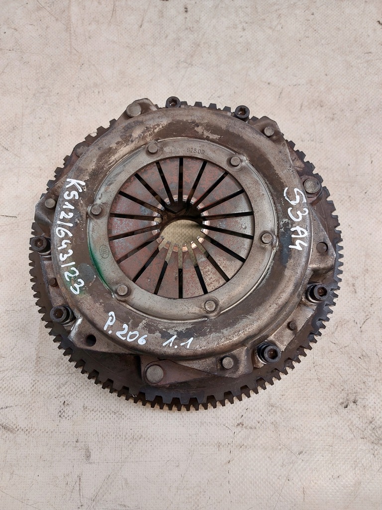 фото №1, Колесо маховик прижим peugeot 206 1.1