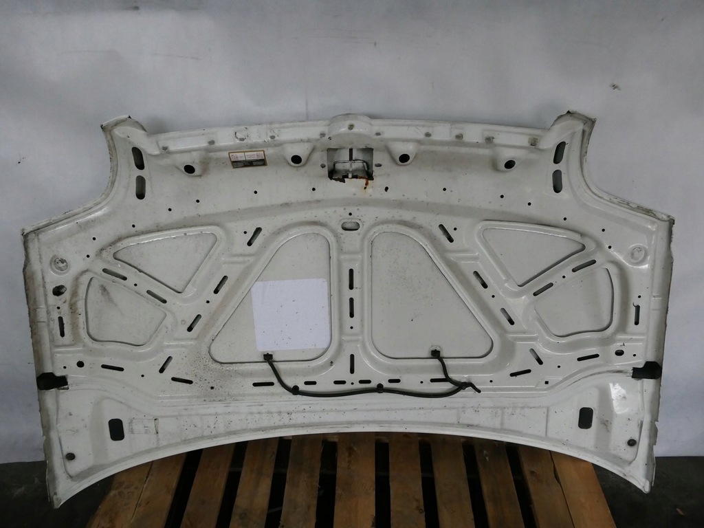 фото №13, Fiat doblo i капот крышка двигателя белый 04r