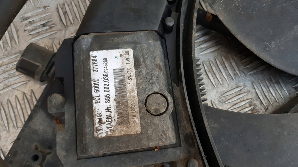 фото №8, Mercedes w220 вентилятор радіатора вентилятор модуль a2205000193