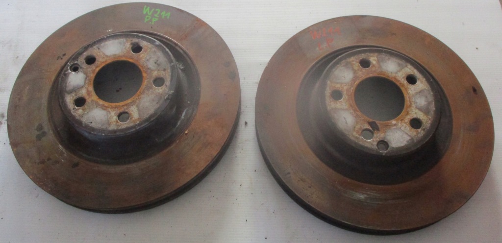 фото №1, Mercedes w211 5.0 8v диск тормозная перед