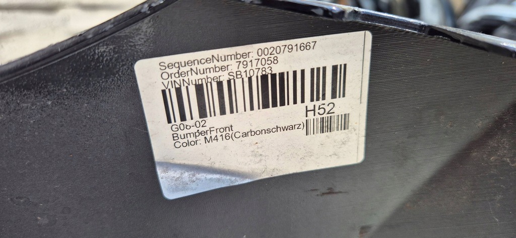 фото №11, Bmw ix3 g08 lift lci 21-24 m-pakiet бампер перед org