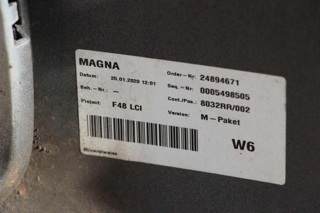 Bmw x1 f48 lci m-pakiet бампер задня задній 2015-2019 Зі Шроту