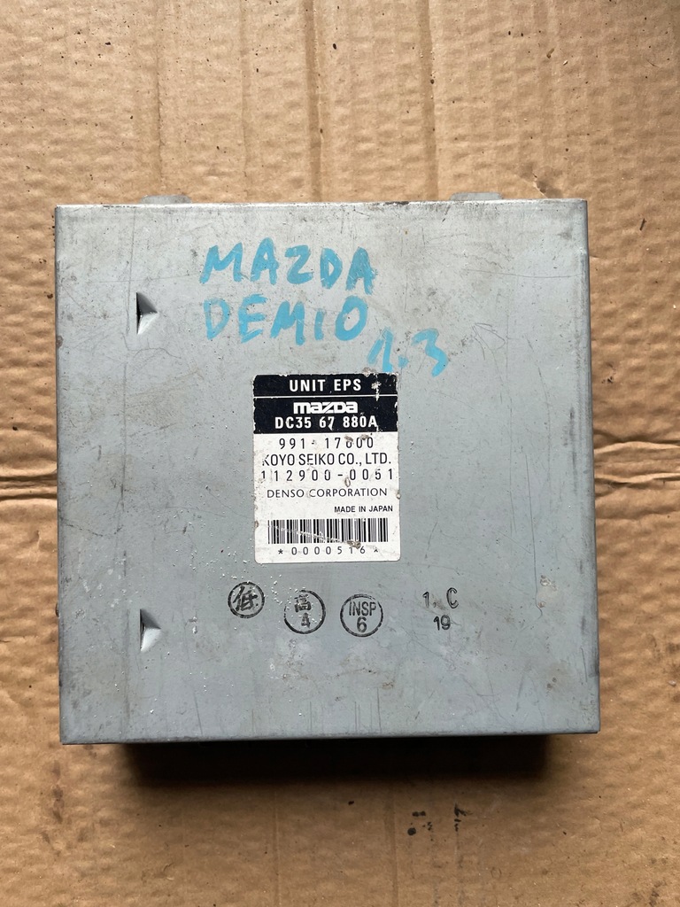 фото №1, Блок керування бортовий комп'ютер двигуна mazda demio dc3567880a