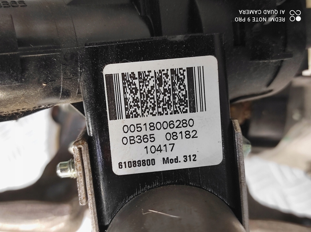 фото №10, Усилитель электрический колонка рулевая замок зажигания fiat panda iii