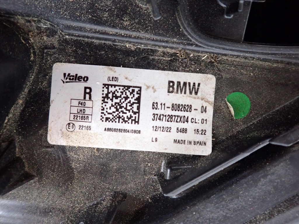 фото №10, Bmw 1 f40 лампа правая перед передняя full led shadow black