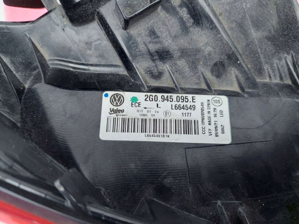 фото №6, Vw polo vi lift 2g лампа левая задняя задняя