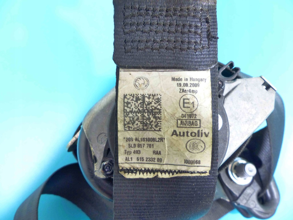 фото №7, Pas безопасности перед правый skoda yeti europa