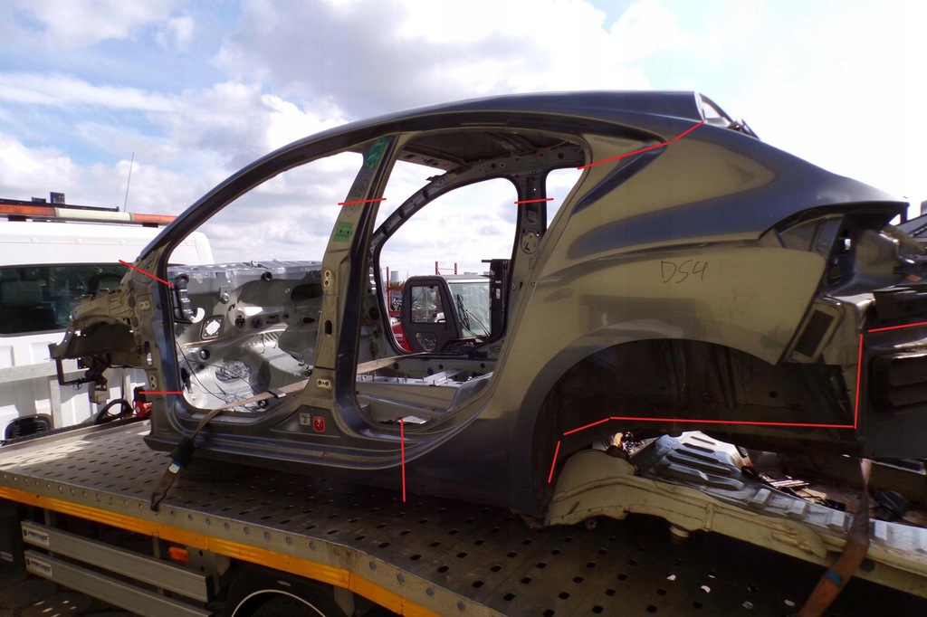 фото №6, Порог левый перед блок двигателя środkwy citroen ds4