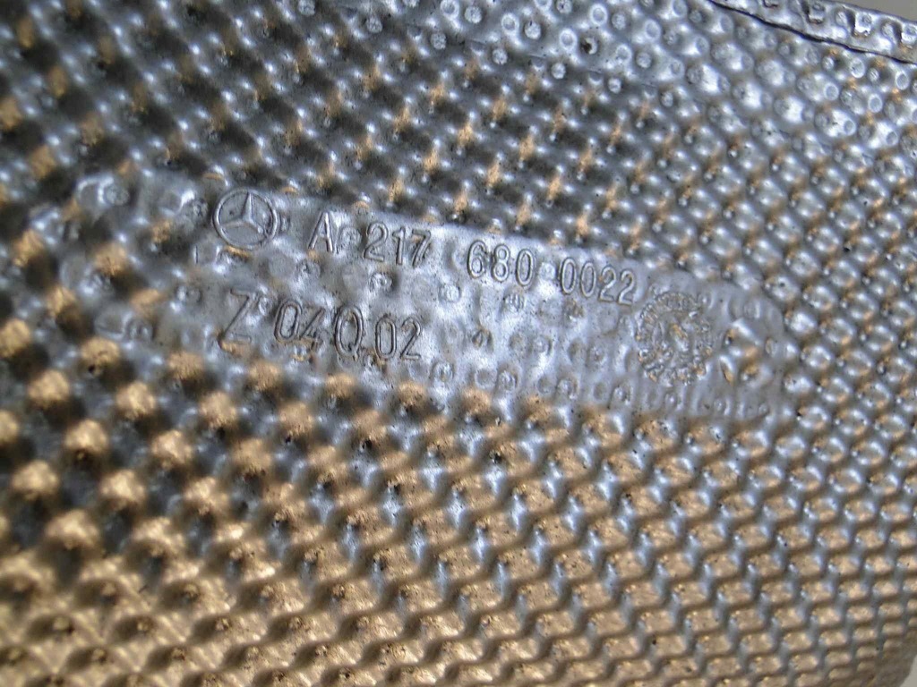 фото №7, Mercedes s klasa 217 c/a przed liftem защита тепловая катализатора w217