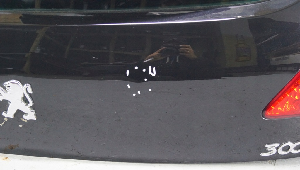 фото №10, Крышка багажника багажника задняя peugeot 3008 i ktvd