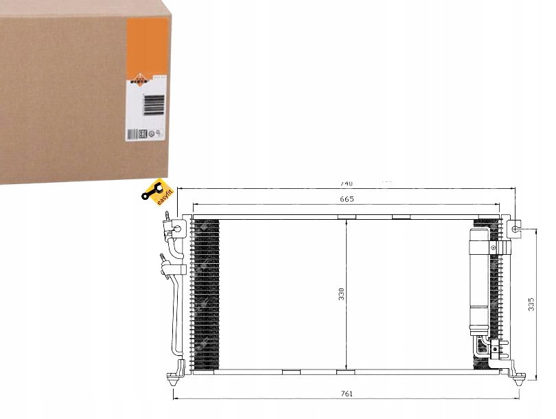 фото №1, Nrf 35541 конденсатор, кондиционер
