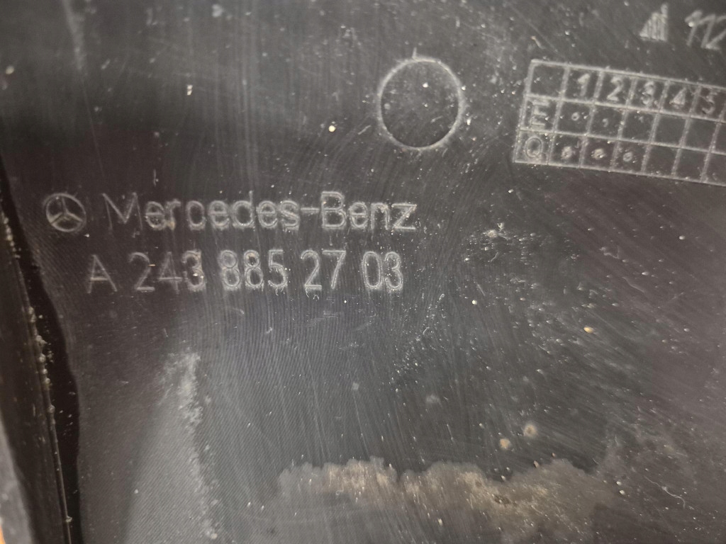 фото №6, Mercedes eqb x243 21- lift молдинг накладка бампера перед левая a2438852703