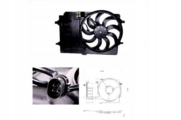 Купить Tyc вентилятор радиатора с корпус mini r50, r5