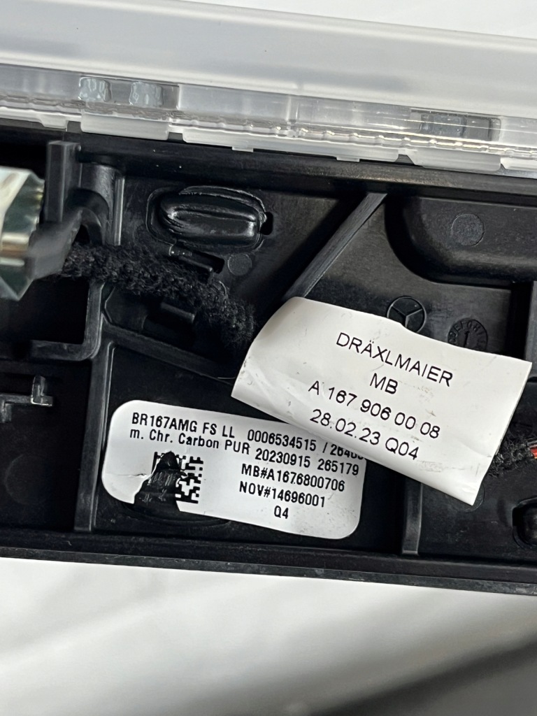 Mercedes gle 167 повітропровід декоративна кабіни a1676801106 a1678307801 a1679060008 Київ