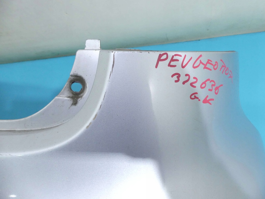 фото №8, Бампер задня peugeot 107 сріблястий 09r