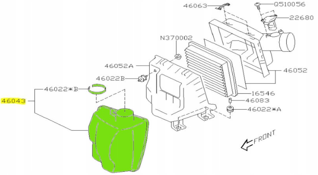 фото №1, Резонатор фильтра воздуха subaru forester impreza crosstrek оригинал 2018-
