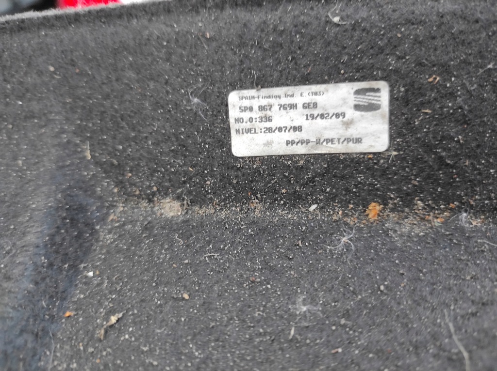 фото №7, Полка багажника seat altea 5p0867769h