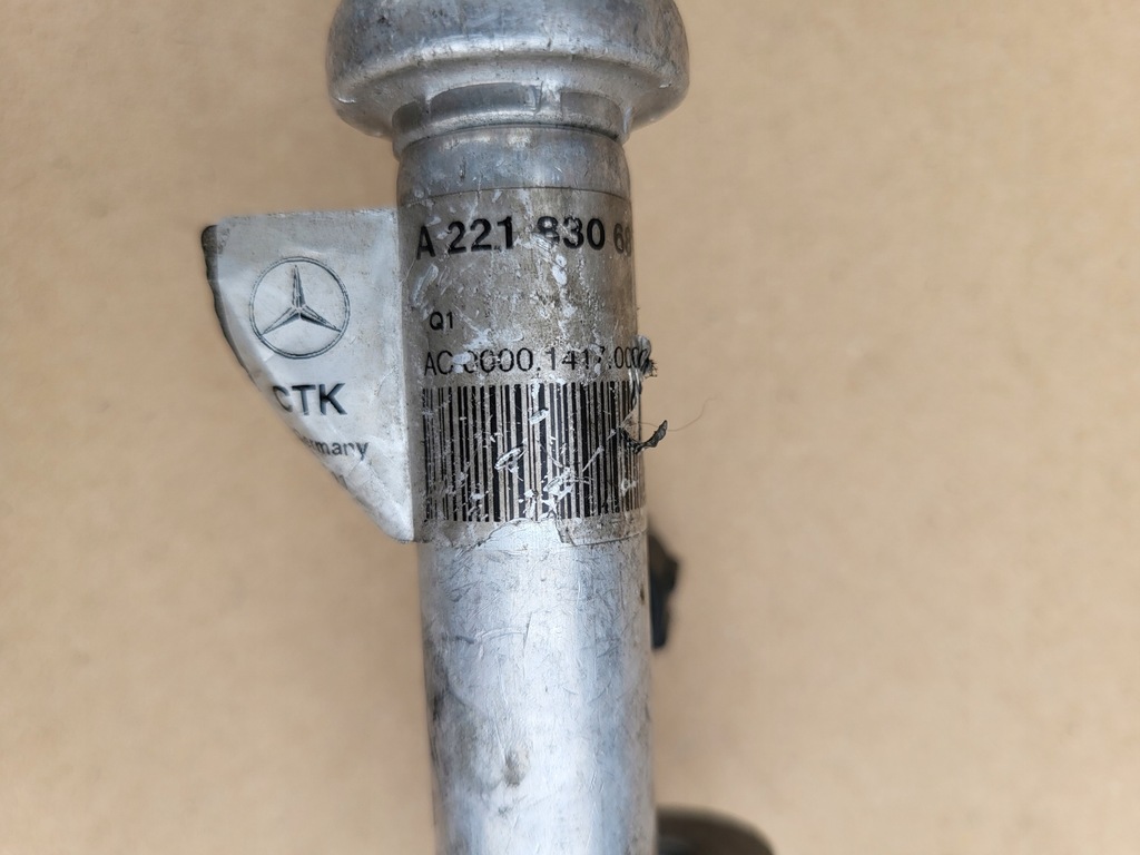 фото №6, Шланг wąż кондиціонера трубка mercedes s w221 s500 оригінальний номер eu