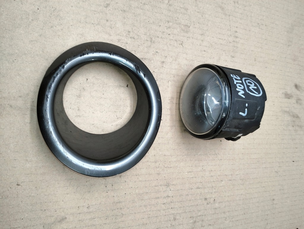 фото №1, Решітка рамка + протитуманна фара nissan note e11 2005-2008 ліва