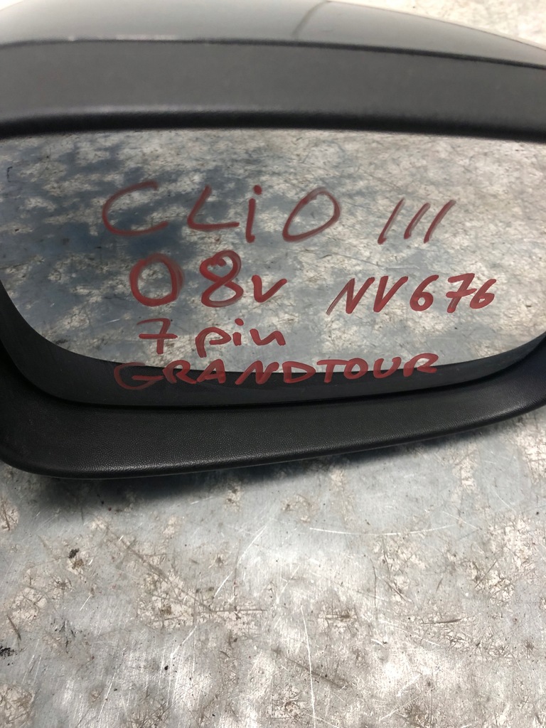 фото №7, Дзеркало праве 7 pin renault clio iii grandtour nv676
