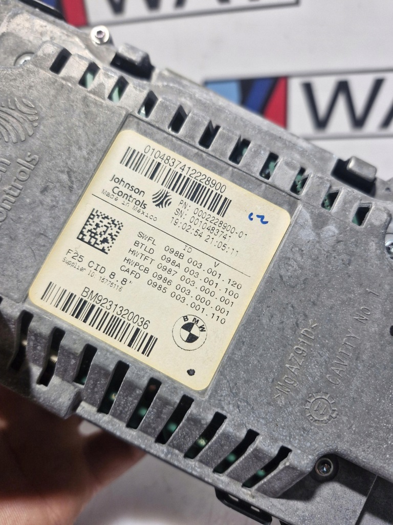 фото №5, Bwm x3 f25 cic навигация считыватель монитор idrive комплект 9257015