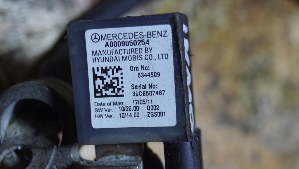 фото №5, Клемма минусовая merceds w212 a0009050254