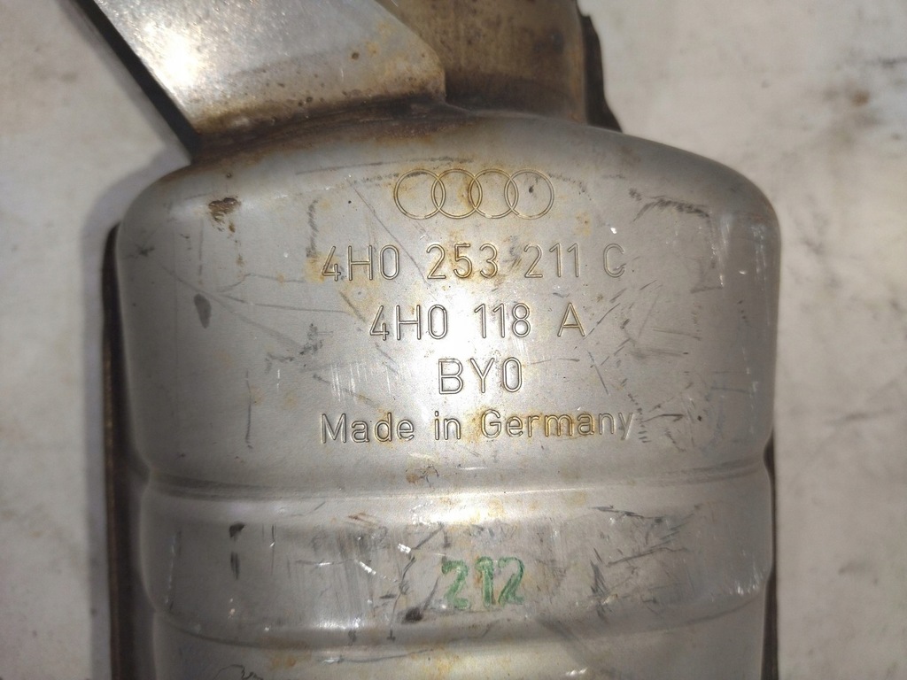 фото №9, 4h0253211c труба выхлопная левая 3.0tfsi audi a8 d4