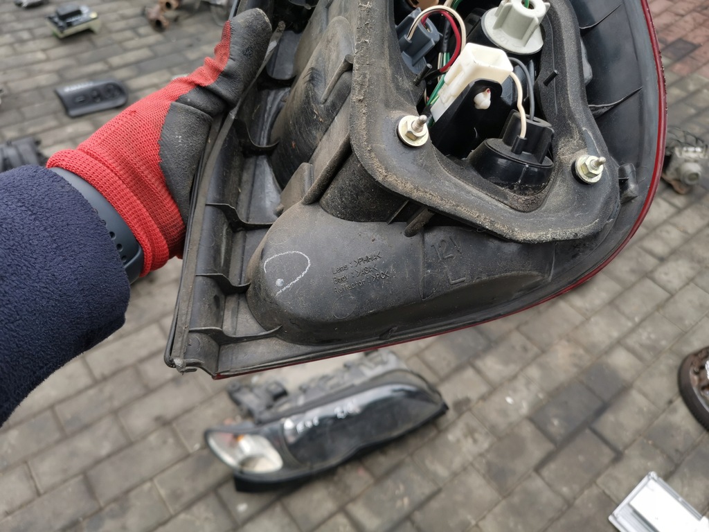 фото №7, Лампа левая задняя задняя toyota corolla e11 3d