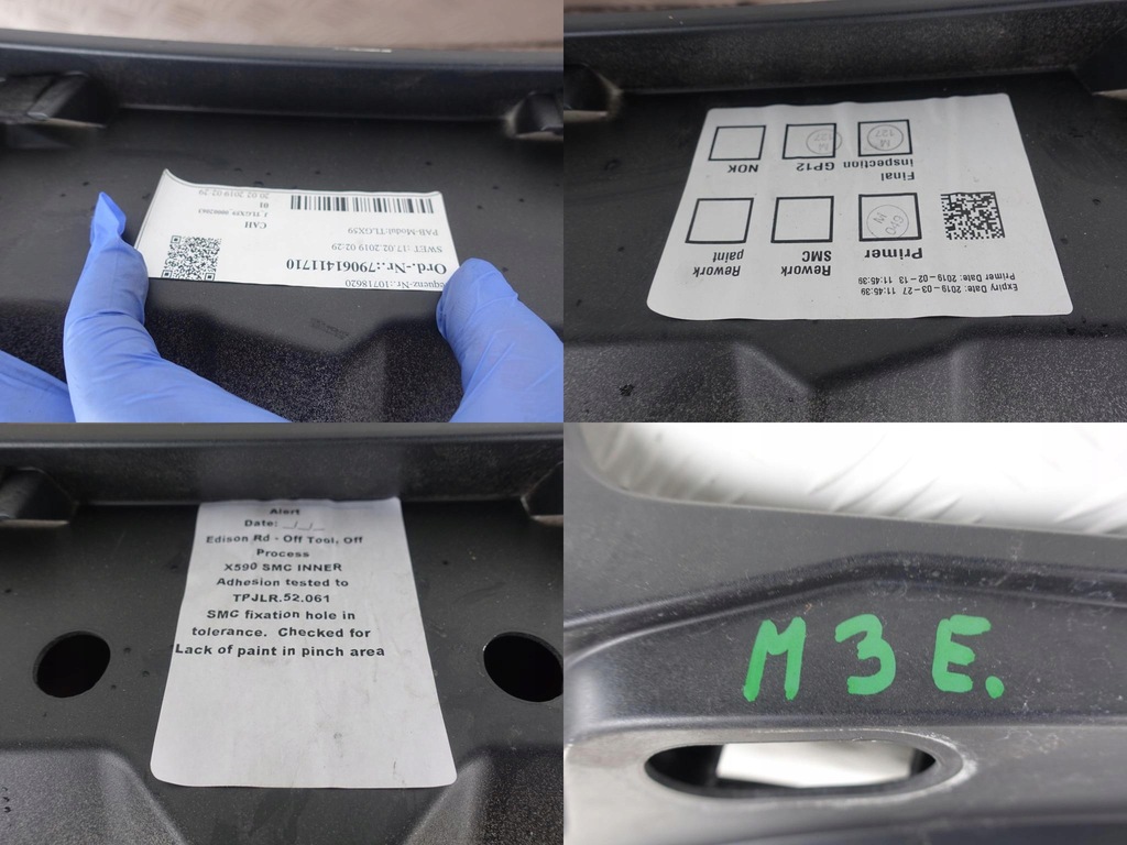 фото №11, Jaguar i-pace x590 18- крышка багажника крышка + спойлер задняя