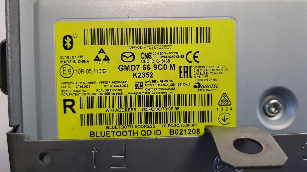 фото №16, Радіо навігація mazda 6 gj