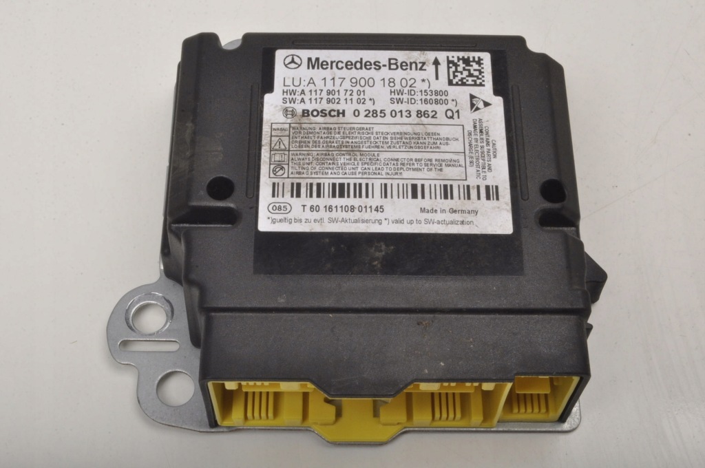 фото №1, Mercedes w176 w117 датчик подушки безопасности подушка безопасности a1179001802