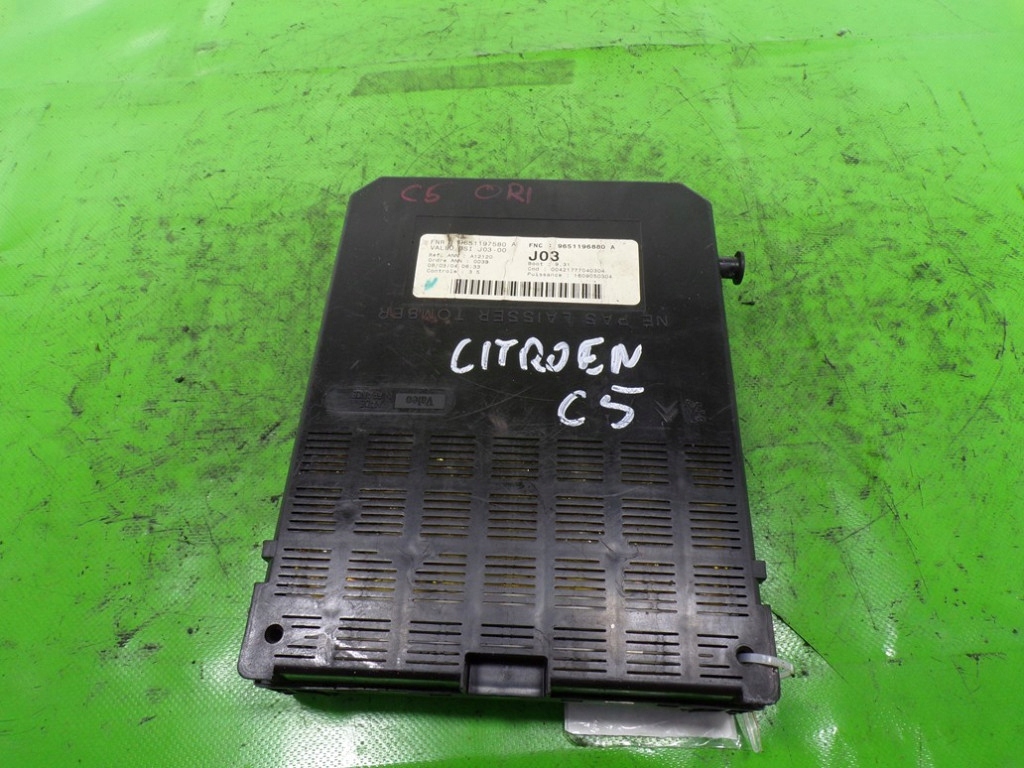 фото №7, Citroen c5 i коробка предохранителей модуль bsi 9651196880a