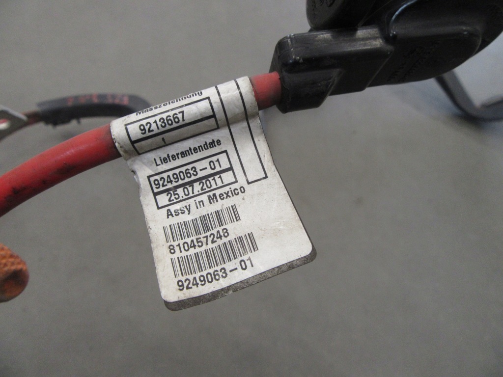 фото №9, Шланг питающий кабель аккумулятор plus bmw f25 x3