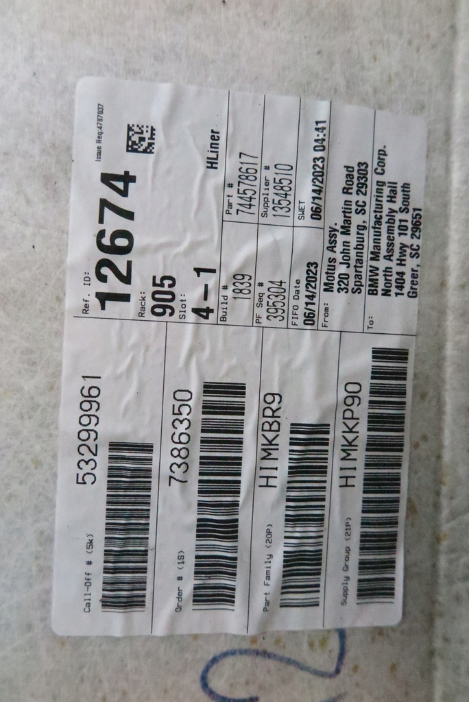 фото №12, Bmw g02 стеля czarna салон