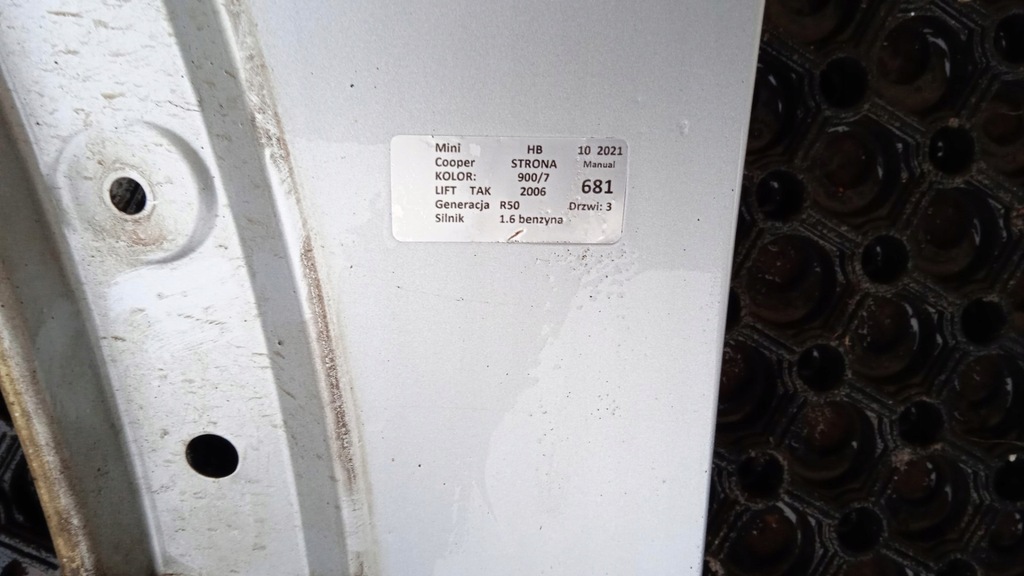 фото №10, Mini cooper r50 fl крыло перед левый 900/7