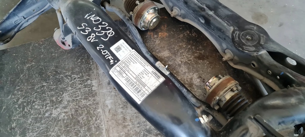 фото №11, S3 8v sedan a3 подрамник подрамник балка подвеска задняя 2.0 tfsi quattro