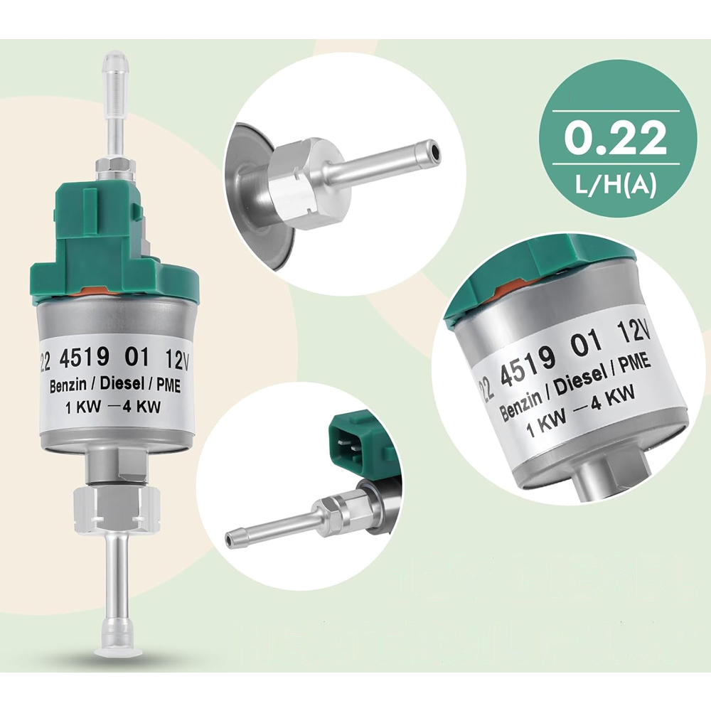 Купити Насос до обігрівача 1-5kw 12v, міцний металева, демонтаж до чищення