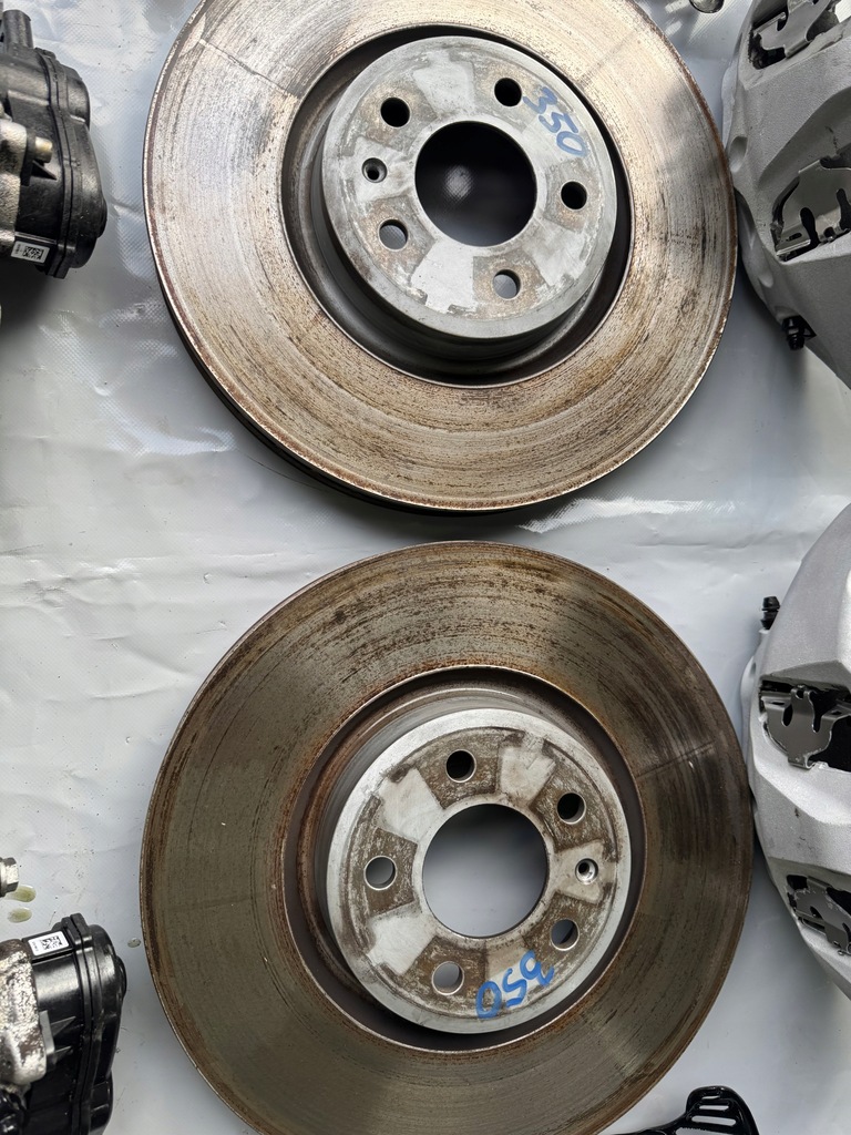 фото №10, Audi a6 a7 c8 4k s6 s7 суппорты тормоза тормозные диски комплект перед 350 задняя 330