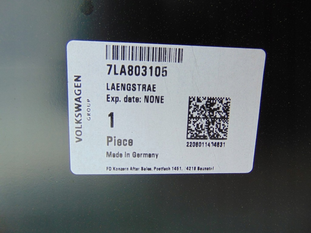 фото №15, Лонжерон усилитель боковой левая vw t6