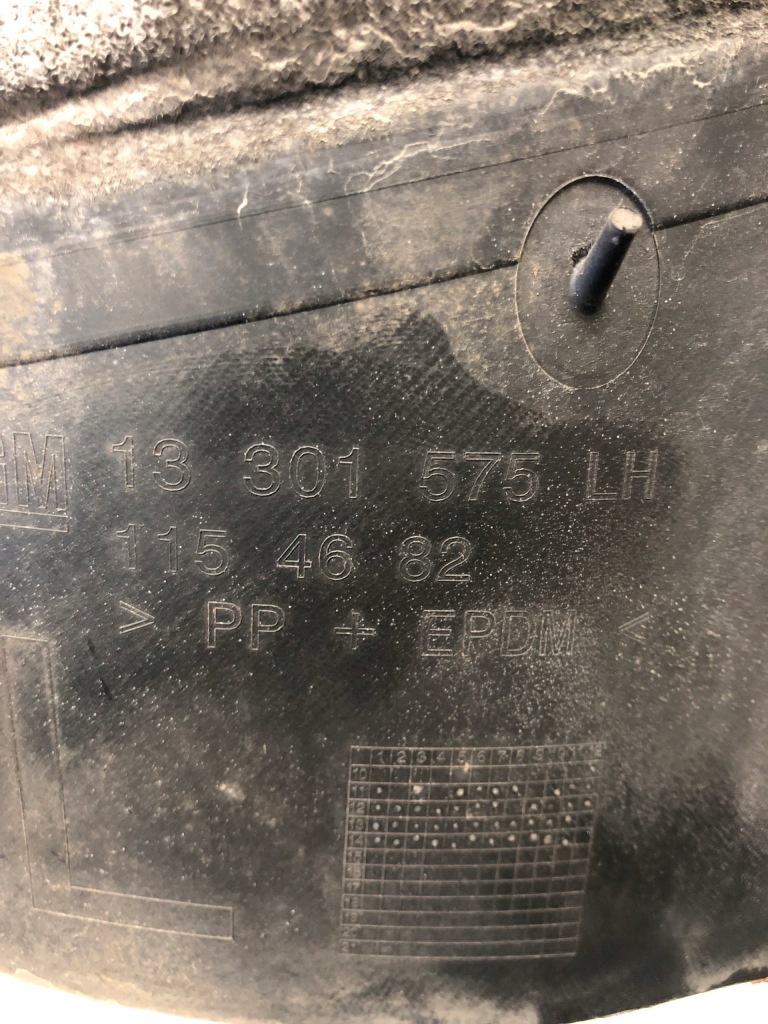 фото №7, Подкрылок левый перед opel zafira c 13301575