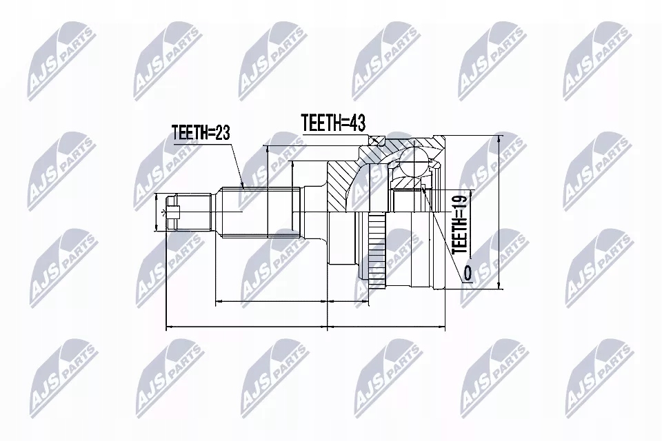 фото №2, Шарнир наружный перед левый suzuki alto vi 2004-2009