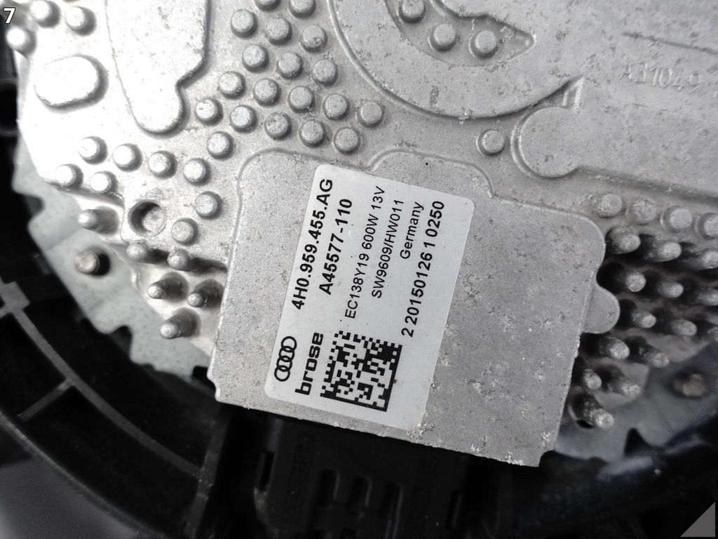 фото №8, Audi rs6 s6 a6 4g0 rs7 s7 a7 4g8 c7 s8 a8 4h0 d4 4.0 tfsi вентилятор 600w