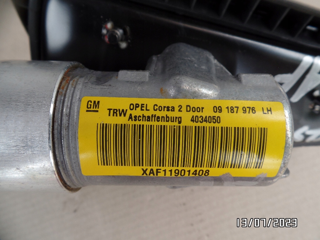 Подушка подушка безопасности сиденье левая opel corsa c 09187976 в Украине