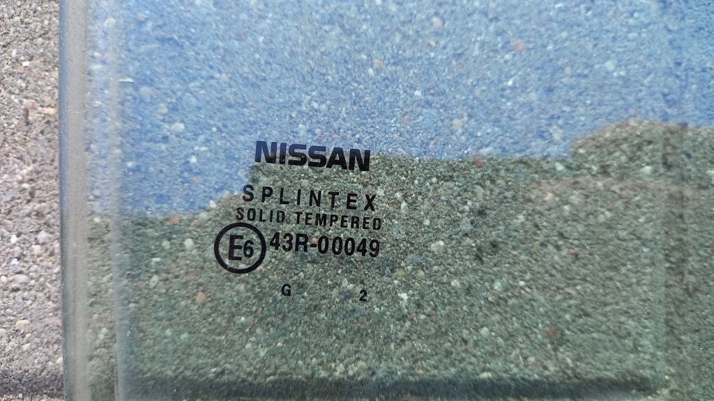 фото №2, Стекло дверь правый задняя nissan primera