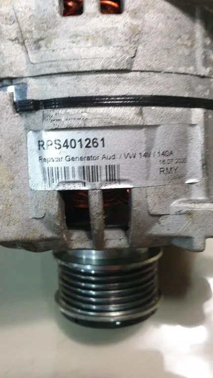фото №8, Seat altea 2.0 tdi 140a генератор 0124525039