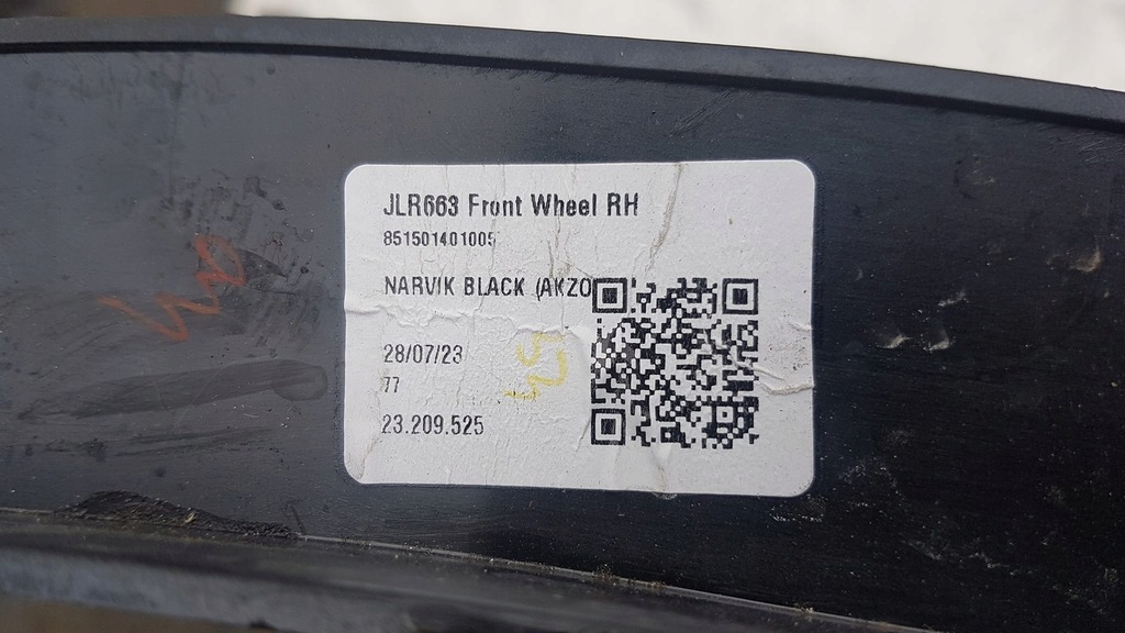 фото №3, Молдинг r крыла land rover defender l8b216a074bx