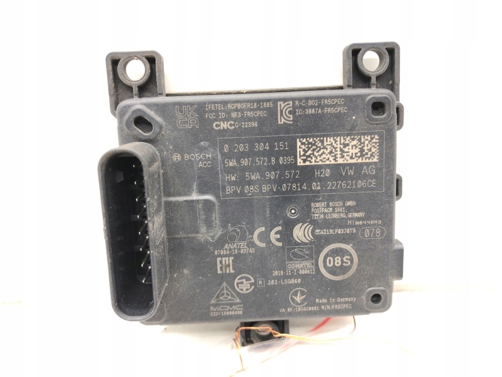 фото №1, Модуль vw caddy v 5wa907572b блок управления